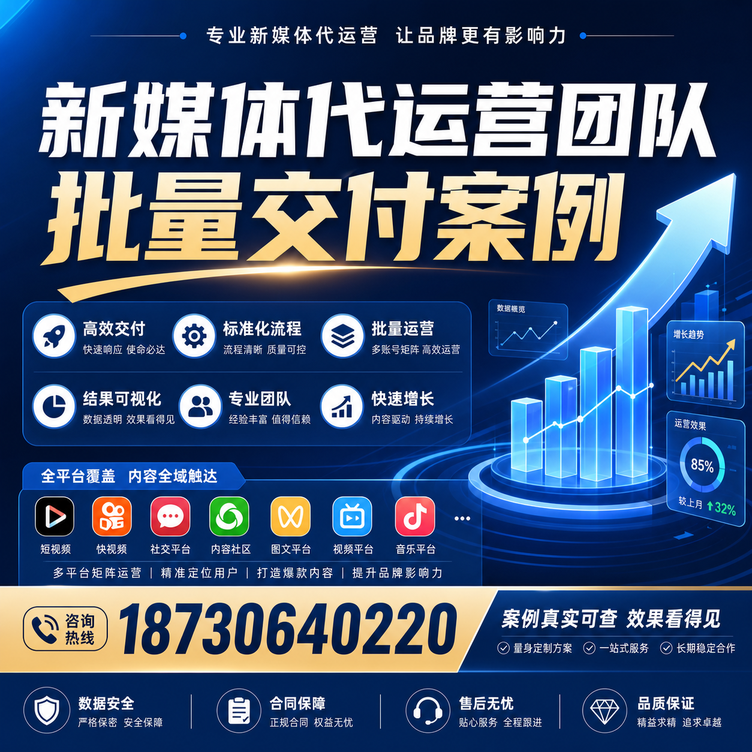 无锡代运营公司多客户账号批量高效交付案例